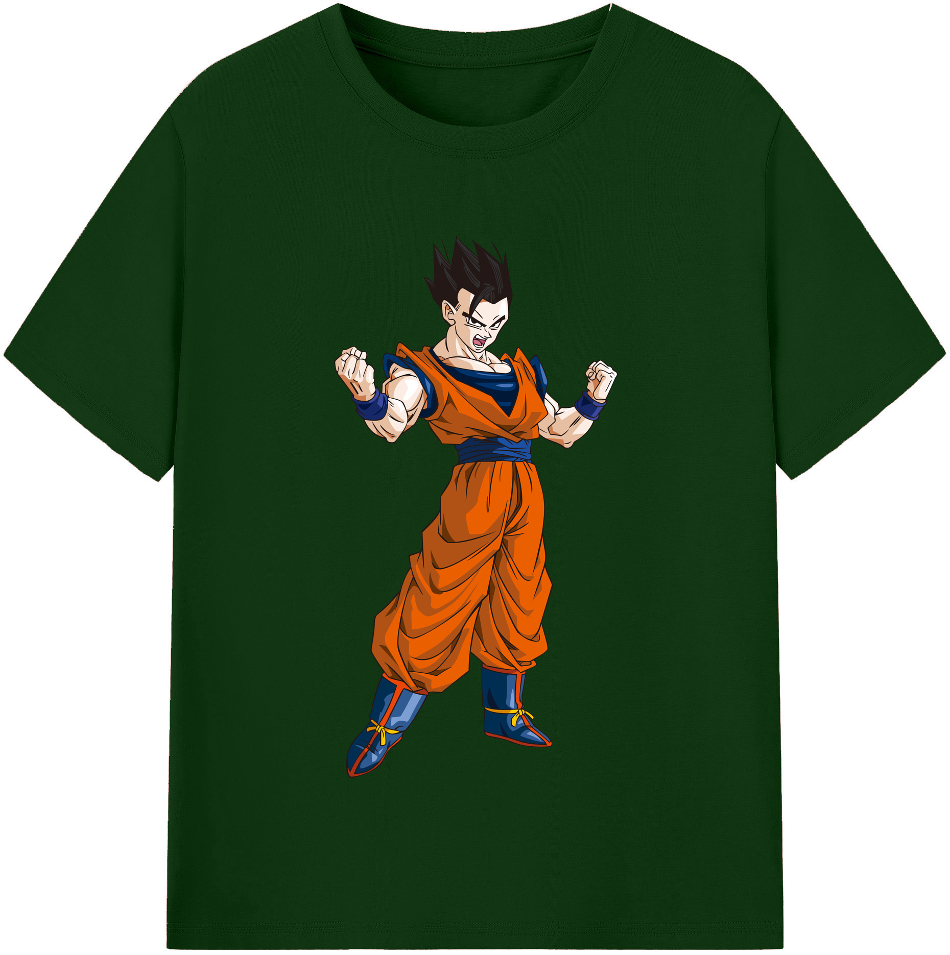 （画像用） ドラゴンボール 孫 悟飯（そんごはん）DRAGON BALL Son Gohan 綿100％半袖Tシャツ（フロントプリント）